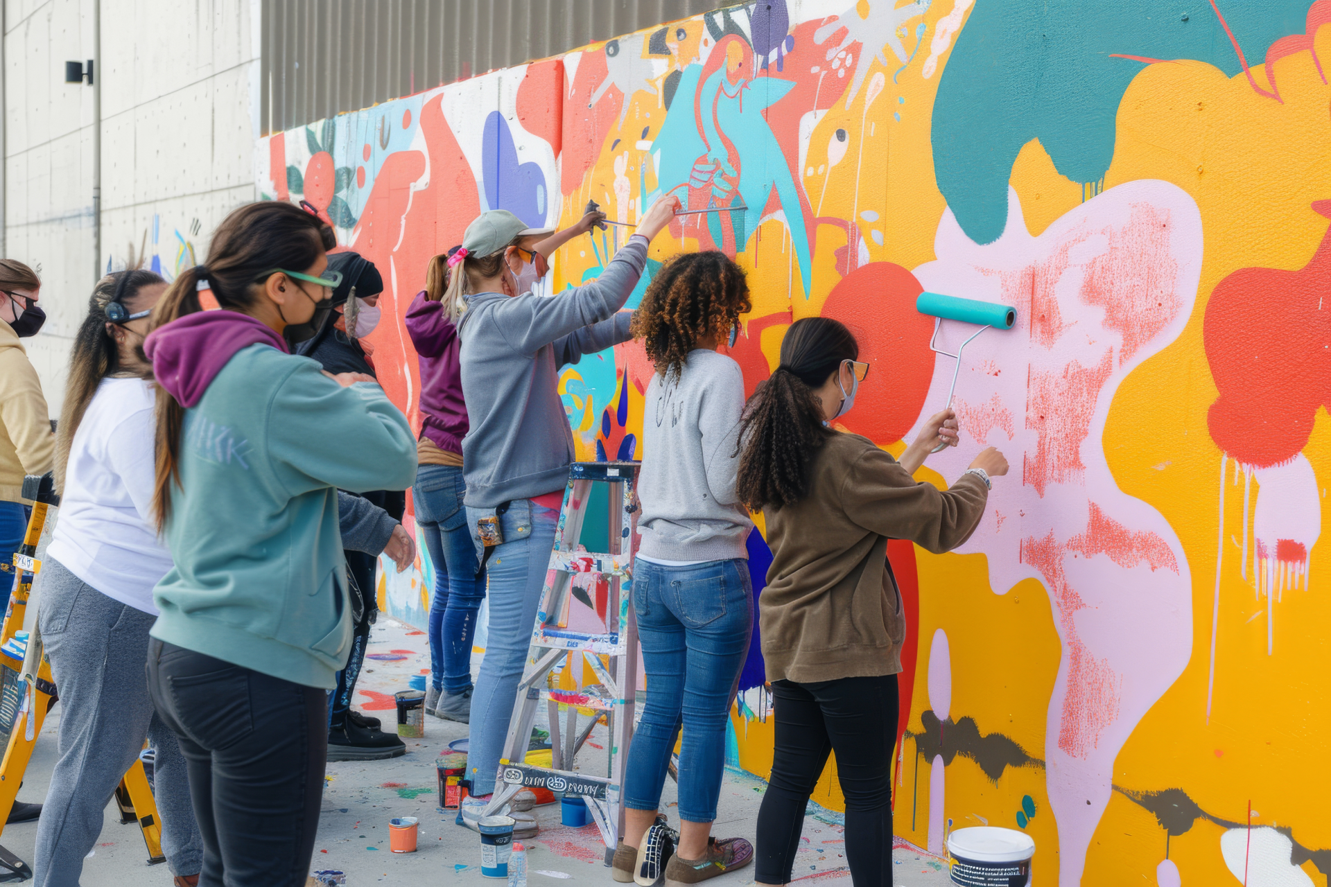 Création de fresque collective